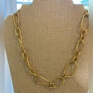 Joan‎ Rivers Gold Tone Chain Link Statement Necklace